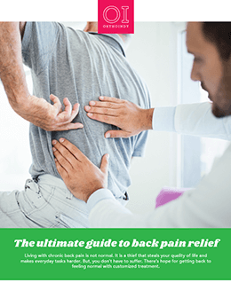 Back pain is not normal. Read our Ultimate Guide to Back Pain Relief