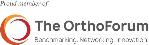 Proud member of The OrthoForum. Benchmarking. Networking. Innovation.